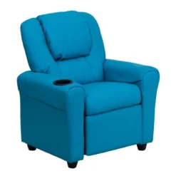 Emma And Oliver Contemporary Kids Recliner With Cup Holder And Headrest -Kids Furniture Shop GUEST 005e87a7 e28d 482b a52e be799dcc62fd