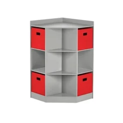 5pc Kids' Corner Cabinet Set With 4 Bins Set - RiverRidge Home -Kids Furniture Shop GUEST 0184e15b 1408 4e84 b953 1c81d576dc7c