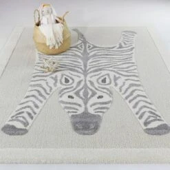 Zebby Animal Print Kids' Area Rug Cream - Balta Rugs