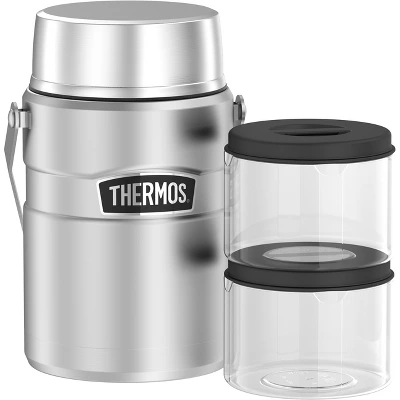 Thermos 47oz Stainless King Vacuum Insulated Food Jar - Stainless Steel 2 Thermos 47oz Stainless King Vacuum Insulated Food Jar - Stainless Steel - Image 2