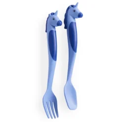 2pc Plastic Unicorns Utensil Set - Dinneractive -Kids Furniture Shop GUEST 06602e40 b5d3 4223 8da4 45e62c582656
