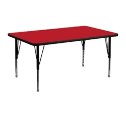 Emma And Oliver 24x48 Rectangle HP Laminate Adjustable Preschool Activity Table -Kids Furniture Shop GUEST 08741fb6 3df7 4b03 bbd7 565f6e0d3b14