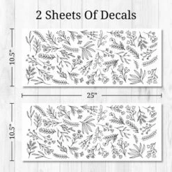 Black Flowers Wall Decor - Decalcomania -Kids Furniture Shop GUEST 0b182511 9071 474e 9679 4efd0aaa70f4