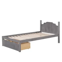 Full Over Twin & Twin Bunk Bed, Velvet Triple Bunk Bed With Drawers And Guardrails-ModernLuxe -Kids Furniture Shop GUEST 0c01a5fc f3b2 4a0d b68f 8db05a896577