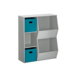 3pc Kids' Floor Cabinet With 2 Bins Set - RiverRidge Home -Kids Furniture Shop GUEST 1384679d 978e 46ac 9ea4 f81f200b3ccb