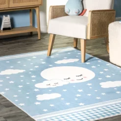 NuLOOM Peaceful Night Machine Washable Kids Area Rug -Kids Furniture Shop GUEST 14581f88 a18b 4ed8 b483 07253a37c167