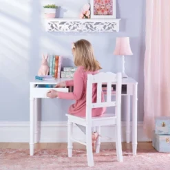 Guidecraft Kids' Dahlia Desk And Chair Set -Kids Furniture Shop GUEST 16d38097 8751 47d4 8a7f 50c24a2285e5