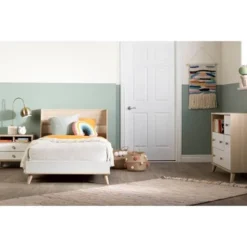 Yodi 2 Drawer Nightstand Soft Elm/White - South Shore -Kids Furniture Shop GUEST 233ba939 d918 49aa b207 b7b23e9332b4