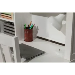 Kids' Highlands Desk With Hutch White - Hillsdale Furniture -Kids Furniture Shop GUEST 25fae09a 9e55 4c0c 8aa1 dd769d5d9d5e