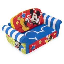 Marshmallow Furniture Disney's 2 In 1 Flip Open Compressed Foam Sofa And Sleeper Bed With Washable Cover -Kids Furniture Shop GUEST 273a2f3e 0c9f 4c4d 9864 31ed14a42978