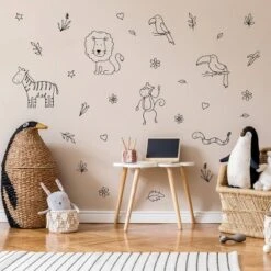 Safari Animals Wall Decor - Decalcomania -Kids Furniture Shop GUEST 30b9efcf 3836 4cd1 ae00 3fdeaec3bf1c