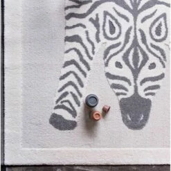 Zebby Animal Print Kids' Area Rug Cream - Balta Rugs -Kids Furniture Shop GUEST 30dd1d42 a555 4901 9c31 f98a84408baa