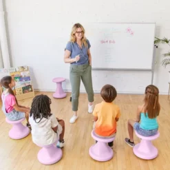 ECR4Kids Twist Wobble Stool, Active Learning Chair, Flex Seating, 14in Seat Height -Kids Furniture Shop GUEST 32ab12c6 3347 40ab b271 026357388c13