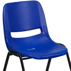 Emma And Oliver Ergonomic Kid's Shell Stack Chair - 12" Seat Daycare Home School -Kids Furniture Shop GUEST 3330f49b ca49 49cb adc3 0124020eac1b