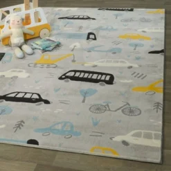 Traveler Kids' Rug Cream - Balta Rugs -Kids Furniture Shop GUEST 337eeaef 334f 485b 870b e365693e75a1