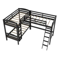 Twin Veronica Triple Wood Bunk Bed - Room & Joy -Kids Furniture Shop GUEST 34a5707f be9c 445b acfb 6f5cbdfb2ea2