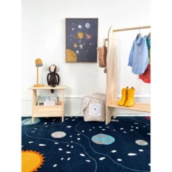 Space Explorer Kids' Rug Blue - Balta Rugs -Kids Furniture Shop GUEST 34f9afb2 044b 4fa2 b7fe 4d6d5a2937e0