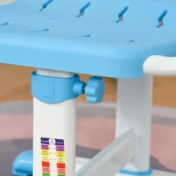 Qaba Kids Table And Chair Set, Activity Desk With USB Lamp, Storage Drawer For Study, Activities, Arts, Or Crafts -Kids Furniture Shop GUEST 3683efbd 6816 4f79 9848 0e74fe93e9d0