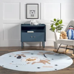 NuLOOM Jalissa Lion Dreams Machine Washable Kids Area Rug -Kids Furniture Shop GUEST 38afde58 e16c 4eb2 9127 b4ae955a3c73