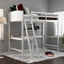 Twin Alexis Wood Arch Loft Bed With Desk - Hillsdale Furniture -Kids Furniture Shop GUEST 3a08704c 16a9 42b9 b5db d3b209e2af5b