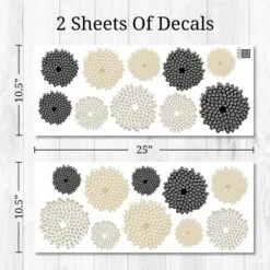 Zinnias Wall Decor - Decalcomania -Kids Furniture Shop GUEST 3a15f341 1551 4b24 82a4 6ad1ff0007a5