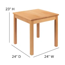 Flash Furniture Kids Natural Solid Wood Table And Chair Set For Classroom, Playroom, Kitchen -Kids Furniture Shop GUEST 3bbc143d 24b7 4f0e bf0f 7de1271de2c8