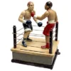 Design Toscano Battling Boxers Die Cast Iron Mechanical Coin Bank