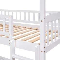 Twin Over Twin Bunk Bed, House Bed With Slide And Ladder-ModernLuxe -Kids Furniture Shop GUEST 3f4d264d 06f4 4b7b ba2c 65a10080d2c2