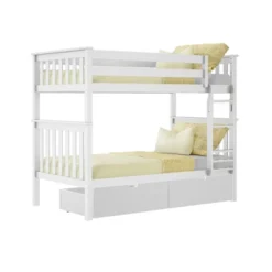 Max & Lily Twin Over Twin Bunk Bed With Under Bed Storage Drawers -Kids Furniture Shop GUEST 41ac46eb 3eba 4442 ab2f ae35cd2ba665
