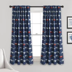 Kids' Race Cars Room Darkening Window Curtain Set Navy/Red - Lush Décor -Kids Furniture Shop GUEST 41c4f3b3 d735 4d60 b0e7 39d7e47fb752
