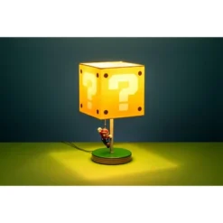 14" Nintendo Super Mario Block Table Lamp -Kids Furniture Shop GUEST 41e30422 bb76 4f1f 9d67 3474734ccbdd