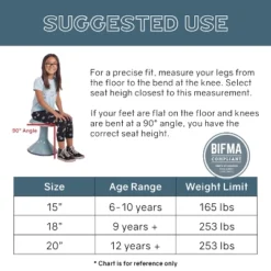 ECR4Kids 15" ACE Wobble Stool - Active Flexible Seating Chair For Kids - Classrooms And Home -Kids Furniture Shop GUEST 427c3e2f e948 43ed 8a35 42251a667cb9