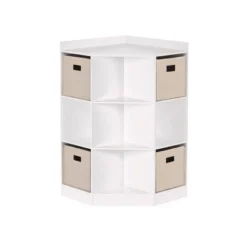 5pc Kids' Corner Cabinet Set With 4 Bins Set - RiverRidge Home -Kids Furniture Shop GUEST 42b3b6fd 2e44 414b 9492 ae0bd425ecaa