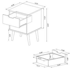 Modern Kids' Nightstand White - Pillowfort™ -Kids Furniture Shop GUEST 43187505 1f27 4b45 8d32 b1cd213ac469