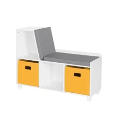 RiverRidge Home Kids' Book Nook Collection Cubby Storage Bench With 2 Bins - RiverRidge -Kids Furniture Shop GUEST 4567b91e ea70 4422 b734 bebe25589f3c