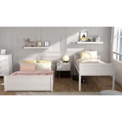 Twin Over Full Capri Wood Bunk Bed White - Hillsdale Furniture -Kids Furniture Shop GUEST 4727ff69 dac6 4830 a2d8 3ee5895bc50b