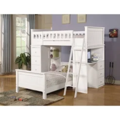 Twin Willoughby Kids' Loft Bed White - Acme Furniture -Kids Furniture Shop GUEST 49b03d95 4817 41b6 85a0 b64489ff40f9