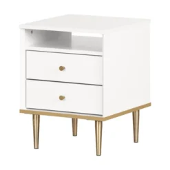 Dylane 2-Drawer Nightstand Navy - South Shore -Kids Furniture Shop GUEST 4b5fcf0d 6b1c 4f56 8464 a1b577079195