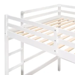 Wooden Loft Bed With Desk, Writing Board And 2 Drawers Cabinet - ModernLuxe -Kids Furniture Shop GUEST 4c29084e 4d5e 41aa bf07 103823be73bc