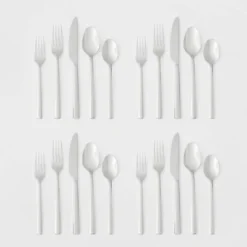 20pc Valona 18/10 Stainless Steel Flatware Set - Threshold Signature™ -Kids Furniture Shop GUEST 4c3f9743 f23d 47ec bf0b eb70275ae225