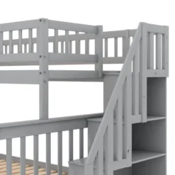 Twin Over Full Bunk Bed With Trundle Bed And Staircase-ModernLuxe -Kids Furniture Shop GUEST 4e6b2bb7 46e2 4eab af24 5cb049aa7c14 1