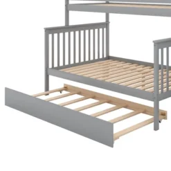 Twin Over Full Bunk Bed With Trundle Bed And Staircase-ModernLuxe -Kids Furniture Shop GUEST 4e9bb418 7866 44bc b65d feac11041b28