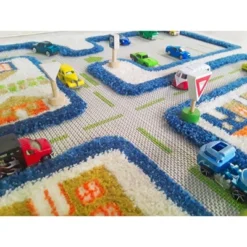 39"x59" Traffic Blue 3D Play Rug - IVI -Kids Furniture Shop GUEST 528ea462 c91a 4559 9a3a 1cb8d9ae4ea2