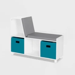 RiverRidge Home Kids' Book Nook Collection Cubby Storage Bench With 2 Bins - RiverRidge -Kids Furniture Shop GUEST 5460f810 0762 4223 a49d 5a6511dac12a