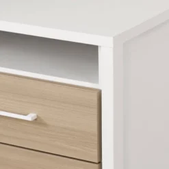 Munich 2 Drawer Nightstand - White/Soft Elm - South Shore -Kids Furniture Shop GUEST 5688f02b d783 47c8 9adc daab09cd4e86