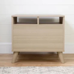Yodi 2 Drawer Nightstand Soft Elm/White - South Shore -Kids Furniture Shop GUEST 58e30715 7056 4252 b982 ac3a6f22631a