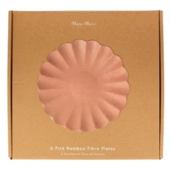 Meri-Meri Meri Meri Large Pink Reusable Bamboo Plates (Pack Of 6) -Kids Furniture Shop GUEST 59445987 07fa 405e 8d1c 11b9551730b0