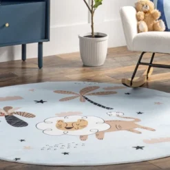 NuLOOM Jalissa Lion Dreams Machine Washable Kids Area Rug -Kids Furniture Shop GUEST 5d7ebb67 e496 4fb1 9fd6 105dbe2aca3f