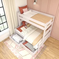 Max & Lily Farmhouse Twin Over Full Bunk Bed With Storage Drawers -Kids Furniture Shop GUEST 5db5d2f7 323f 4fcb 8848 1aa2b24447d0