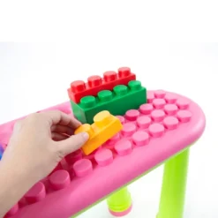 UNiPLAY Indoor/Outdoor Toddler Activity Table Set With 25 Piece Building Blocks -Kids Furniture Shop GUEST 5df4e8b2 6af3 48bd 9dcc 9bb78e24c4b4